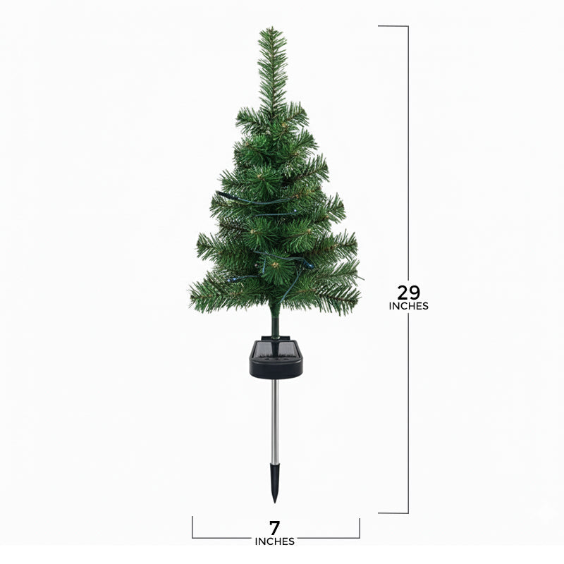 Artificial Christmas Tree Garden Stake Solar Lights β¨π