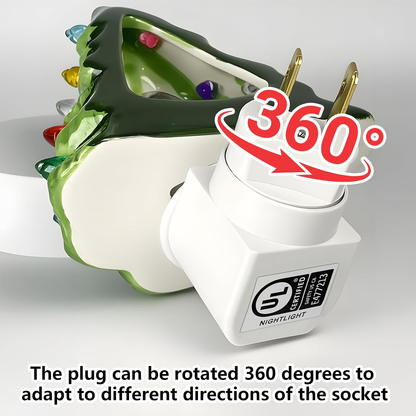 Ceramic Christmas Tree Night Light 🎄💡