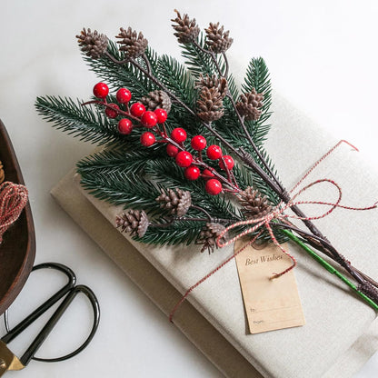 Artificial Christmas Cedar Branch🌲 Perfect Indoor & Outdoor Christmas Decorations 🕯️