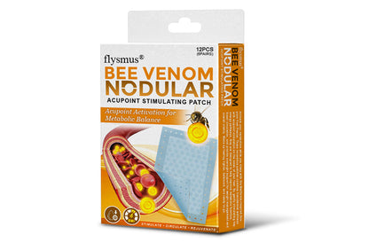 🐝 flysmus® Bee Venom Nodular Acupoint Stimulating Patch 🧑‍⚕️ Treats Diabesity, Obesity, High Blood Sugar Level