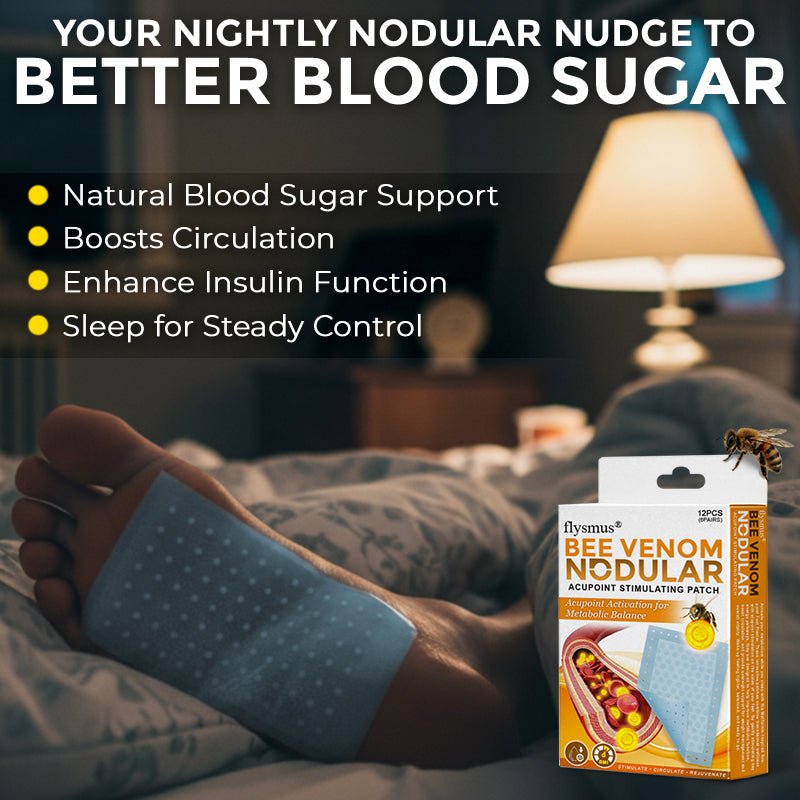 🐝 flysmus® Bee Venom Nodular Acupoint Stimulating Patch 🧑‍⚕️ Treats Diabesity, Obesity, High Blood Sugar Level