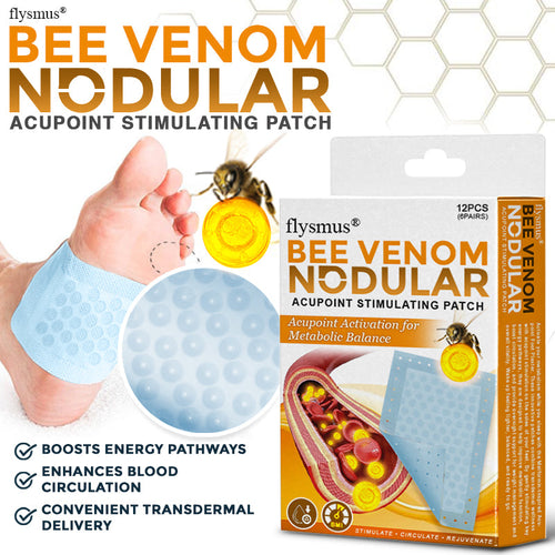 🐝 flysmus® Bee Venom Nodular Acupoint Stimulating Patch 🧑‍⚕️ Treats Diabesity, Obesity, High Blood Sugar Level