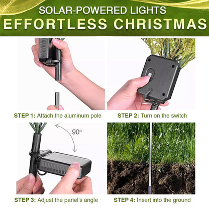 🎄 Artificial Christmas Tree Garden Stake Solar Lights ✨ Waterproof, UV-proof, Perfect for Outdoor and Garden Decoration