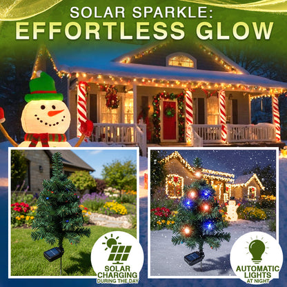 🎄 Artificial Christmas Tree Garden Stake Solar Lights ✨ Waterproof, UV-proof, Perfect for Outdoor and Garden Decoration