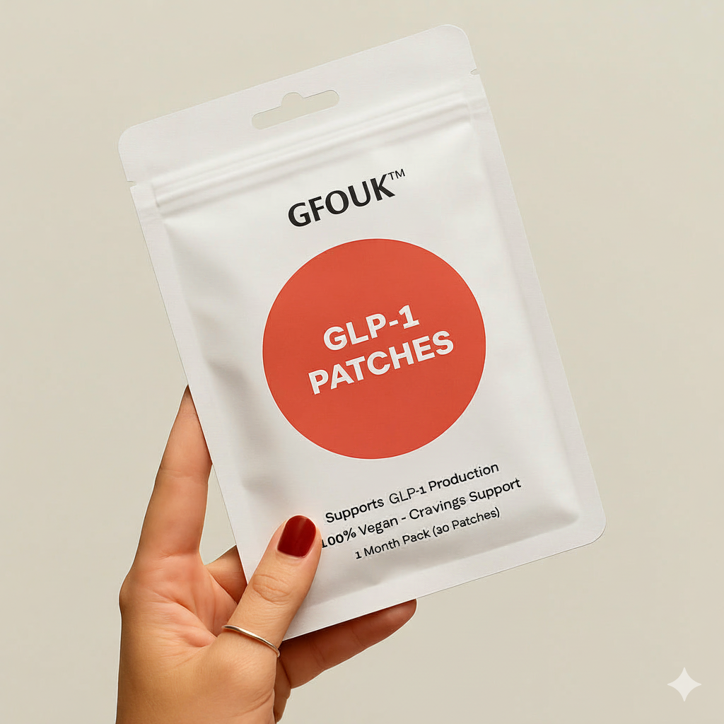 GFOUK™ GLP-1 Patches with L Glutamine, Berberine, Chromium, Pomegranate and Cinnamon