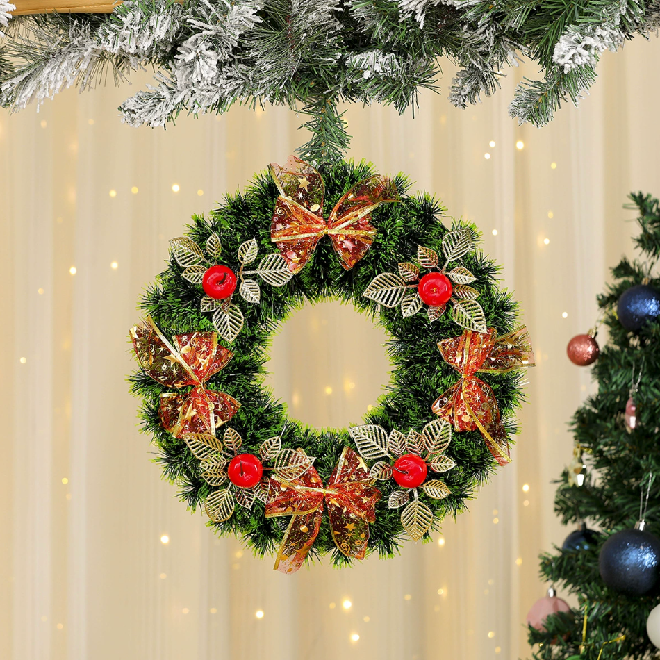 🌲 Artificial Christmas Wreaths 🇺🇸 UV-Resistant, Premium Quality and Durable