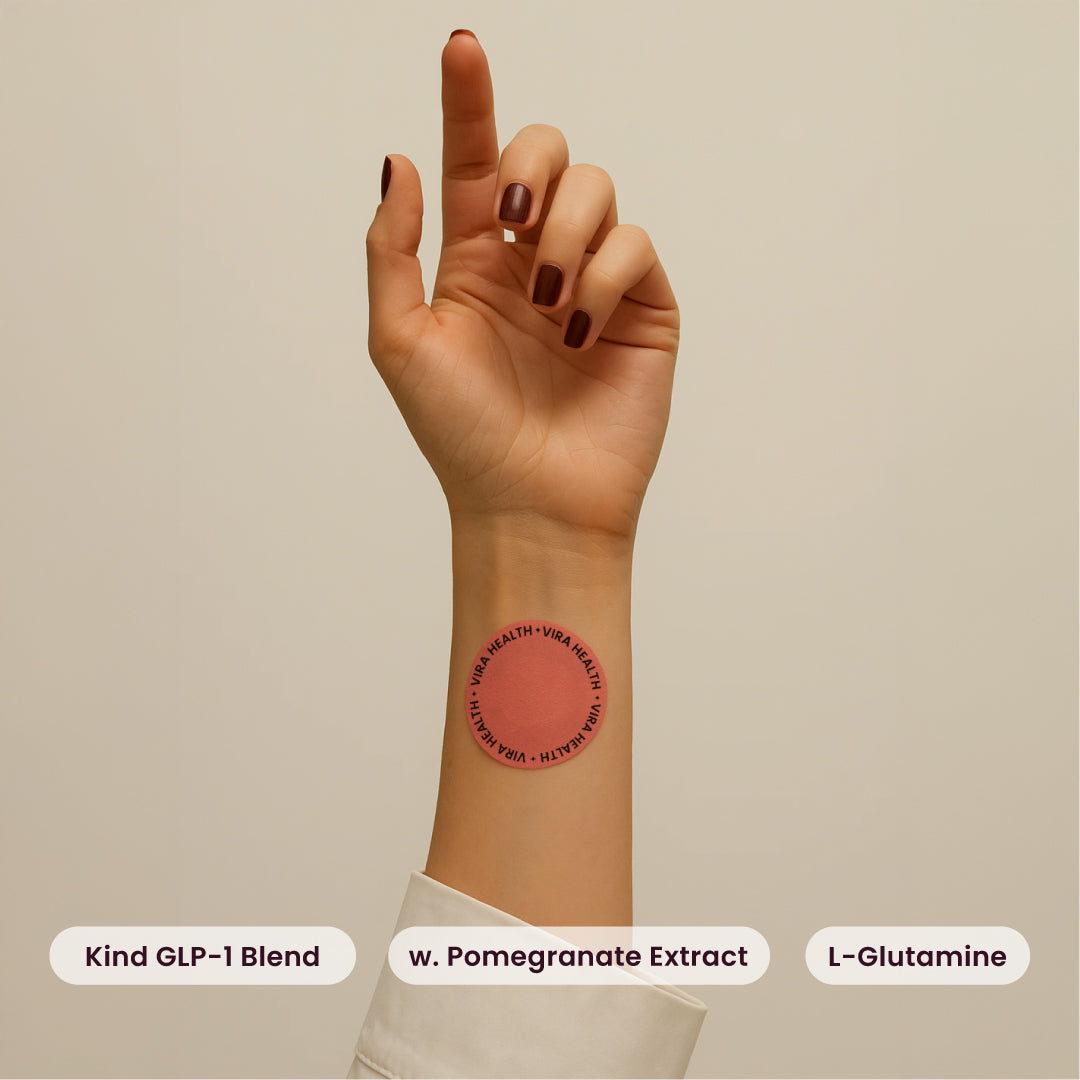 GFOUK™ GLP-1 Patches with L Glutamine, Berberine, Chromium, Pomegranate and Cinnamon