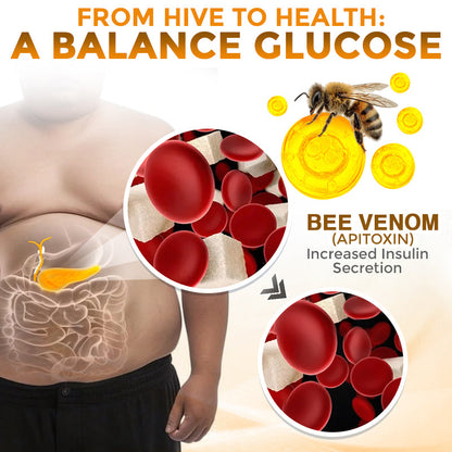 🐝 flysmus® Bee Venom Nodular Acupoint Stimulating Patch 🧑‍⚕️ Treats Diabesity, Obesity, High Blood Sugar Level
