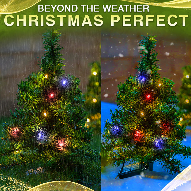 Artificial Christmas Tree Garden Stake Solar Lights ✨🎄