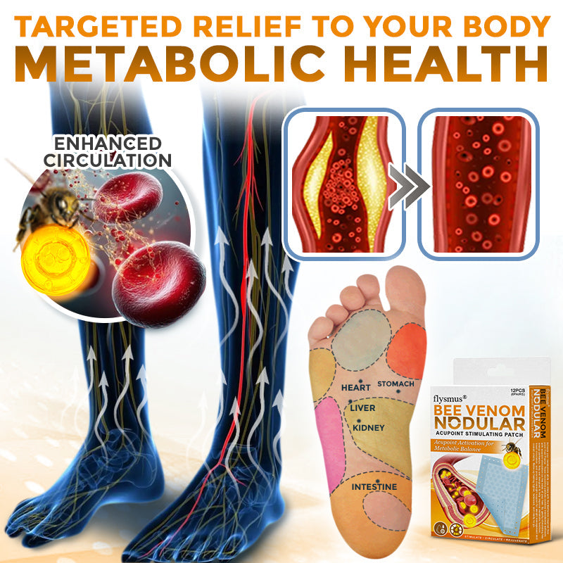 🐝 flysmus® Bee Venom Nodular Acupoint Stimulating Patch 🧑‍⚕️ Treats Diabesity, Obesity, High Blood Sugar Level