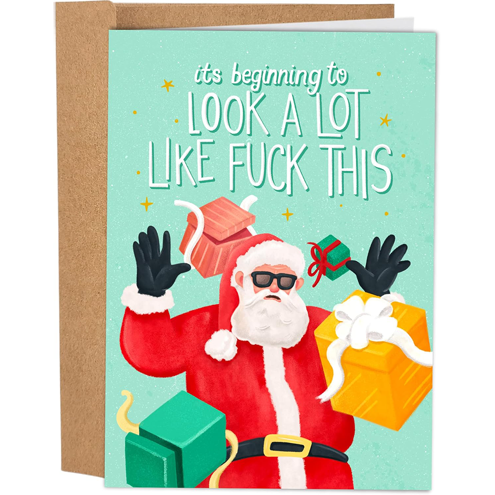 Sleazy Greatings Christmas Card Set (9pcs set) 🎅❄️